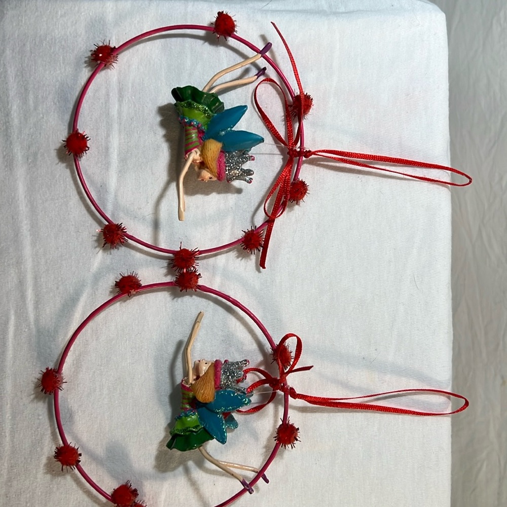 Flying ballerina ornaments